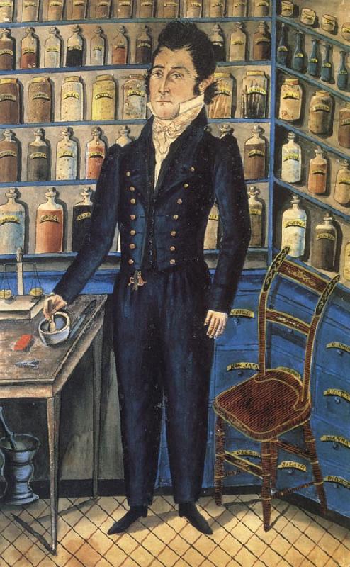 Jacob Maentel Portrait of Dr.Christian Bucher France oil painting art